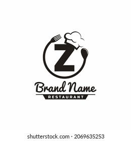 Letter Z Restaurant Food Logo Design