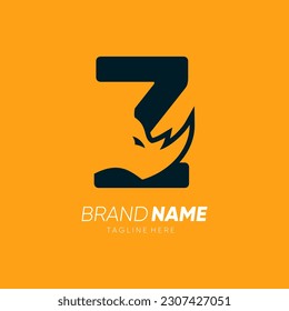 Letter Z Rhino Horn Logo Design Vector Icon Graphic Emblem Illustration 