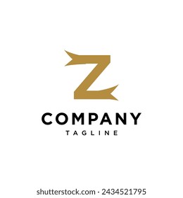 Letter Z Ribbon logo icon vector template.eps