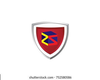 Letter Z Sheild Logo Vector