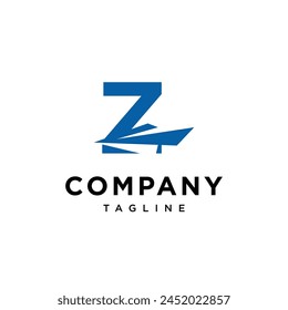 Letter Z Ship Logo icon vector template.eps