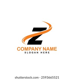 Letter Z for Shopping Logo template, ecommerce icon. Alphabet Z bag design concept vector logo