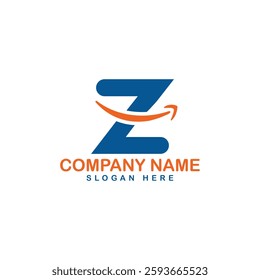 Letter Z for Shopping Logo template, ecommerce icon. Alphabet Z bag design concept vector logo