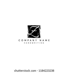 LETTER Z SIGNATURE LOGO OR LOGO DESIGN FOR ILLUSTRATION USE