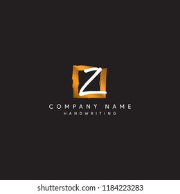 LETTER Z SIGNATURE LOGO OR LOGO DESIGN FOR ILLUSTRATION USE