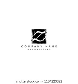 LETTER Z SIGNATURE LOGO OR LOGO DESIGN FOR ILLUSTRATION USE