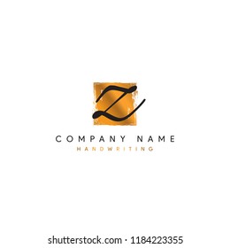 LETTER Z SIGNATURE LOGO OR LOGO DESIGN FOR ILLUSTRATION USE
