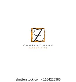 LETTER Z SIGNATURE LOGO OR LOGO DESIGN FOR ILLUSTRATION USE