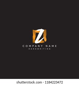 LETTER Z SIGNATURE LOGO OR LOGO DESIGN FOR ILLUSTRATION USE