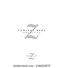 LETTER Z SIGNATURE LOGO OR LOGO DESIGN FOR ILLUSTRATION USE