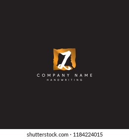 LETTER Z SIGNATURE LOGO OR LOGO DESIGN FOR ILLUSTRATION USE