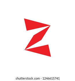 letter z simple geometric logo 