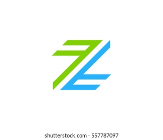 Letter Z Simple Line Logo Design Stock Vector (Royalty Free) 557787097