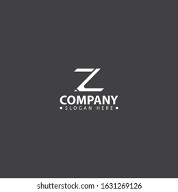 Letter Z simple logo with a broken accent below like a pen makes this design luxurious, modern, unique, masculine.