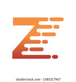 Letter Z Speed Motion Logo Design Template