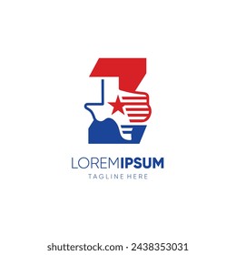 Letter Z Texas Map Logo Design Symbol Vector Icon Graphic Emblem Illustration