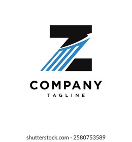 Letter Z Trading Logo Icon Vector