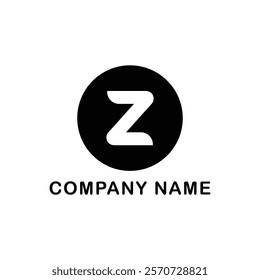 Letter Z Unique Minimal Concept Logo | Multicolor Z Letter Typography Symbol