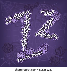 Letter Z vector alphabet. ABC concept type as logo. Typography design.