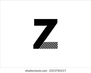 Letra Z - ilustración del concepto del logotipo vectorial. Letra Z logotipo. Logo abstracto. Plantilla de logotipo del vector. Elemento de diseño, Ilustración vectorial de iconos abstractos basados en la letra z .