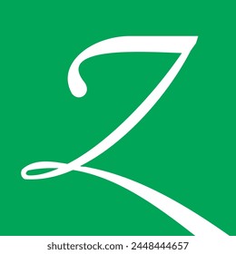 Letter z vector logo font