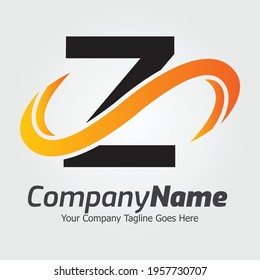 Letter Z vector logo template, Colorful Letter Z logo, Financial Company Logo, Financial Institute Advisors Logo Design Template Vector Icon