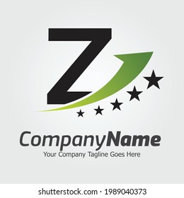 Letter Z vector logo template, Colorful Letter Z logo, Financial Company Logo, Financial Institute Advisors Logo Design Template Vector Icon