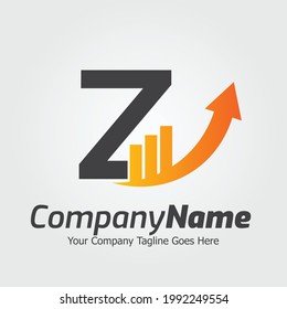 Letter Z vector logo template, Colorful Letter Z logo, Financial Company Logo, Financial Institute Advisors Logo Design Template Vector Icon