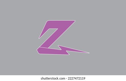 Plantilla de logotipo de vector Z de carta