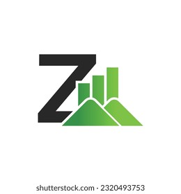 Plantilla de logotipo de vector carta Z, logotipo de letra colorida Z, inmobiliario, logotipo de construcción y diseño de la plantilla de vectores

