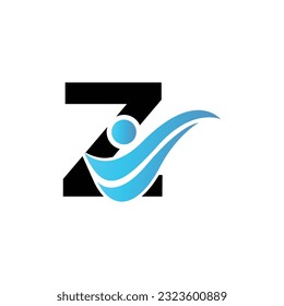 Letter Z vector logo template, Colorful Letter Z logo, Financial Company Logo, Financial Institute Advisors Logo Design Template Vector Icon