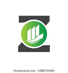 Letter Z vector logo template, Colorful Letter Z logo, Financial Company Logo, Financial Institute Advisors Logo Design Template Vector Icon