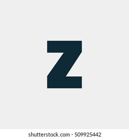 Letter Z vector, logo. Useful as branding symbol, corporate identity, alphabet element, app icon, clip art and illustration.