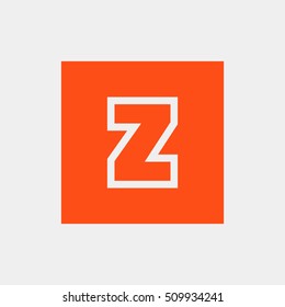 Letter Z vector, logo. Useful as branding symbol, corporate identity, alphabet element, app icon, clip art and illustration.
