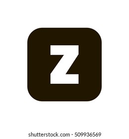 Letter Z vector, logo. Useful as branding symbol, corporate identity, alphabet element, app icon, clip art and illustration.