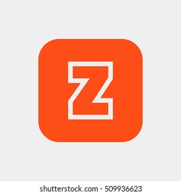Letter Z vector, logo. Useful as branding symbol, corporate identity, alphabet element, app icon, clip art and illustration.