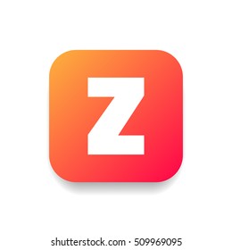 Letter Z vector, logo. Useful as branding symbol, corporate identity, alphabet element, app icon, clip art and illustration.