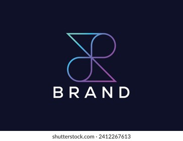 Logo-Design-Vorlage für Letter Z-Vektormonogramm