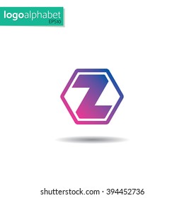 letter Z vector template for using as logo