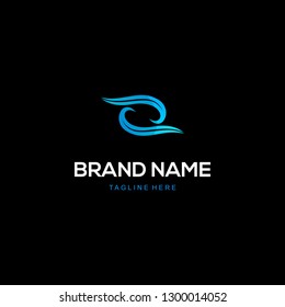 Letter Z Wave Ocean Abstract Creative Business Modern Logo