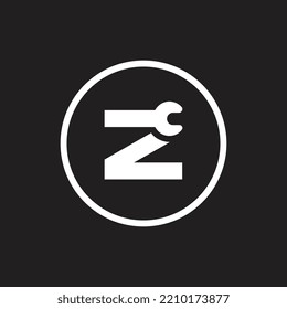 Logo-Design von Letter Z, Vektorgrafik