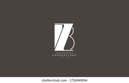Letter ZB BZ Z B Logo Design Icon Vector Symbol
