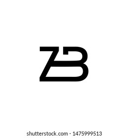 Letter ZB New Logo Vector