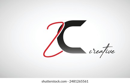 Letra ZC Creative Clean Logo Design