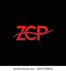 Letter ZCP logo design vector template
