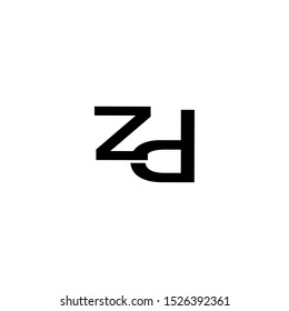 Letter ZD New Logo Vector