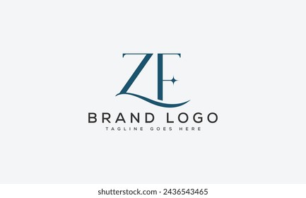 letter ZF logo design vector template design for brand.