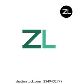 Letter ZL Monogram Logo Design
