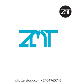 Letter ZMT Monogram Logo Design