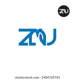 Letter ZMU Monogram Logo Design